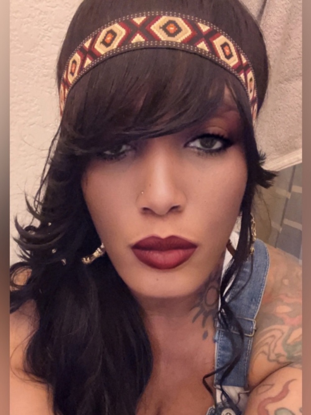 2/$9.00 Handmade Boho Headband Size (23-23 1/2”) Elastic Back Unisex - Picture 7 of 7